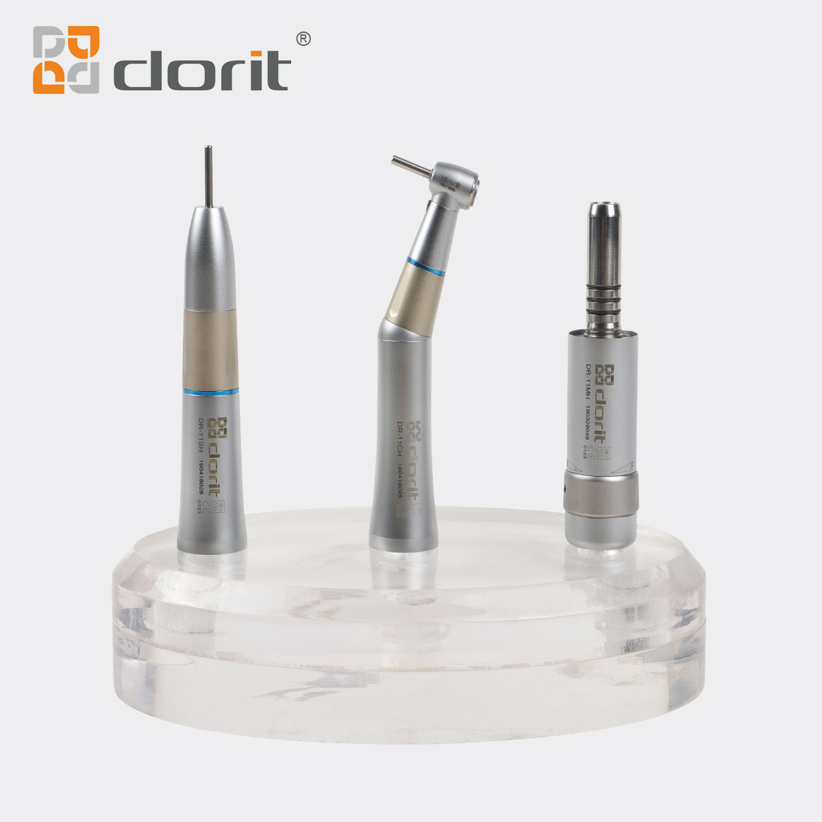 1:1 Low Speed Dental Handpiece Kit Contra Angle Handpiece/ Straight Handpiece/ Air Motor